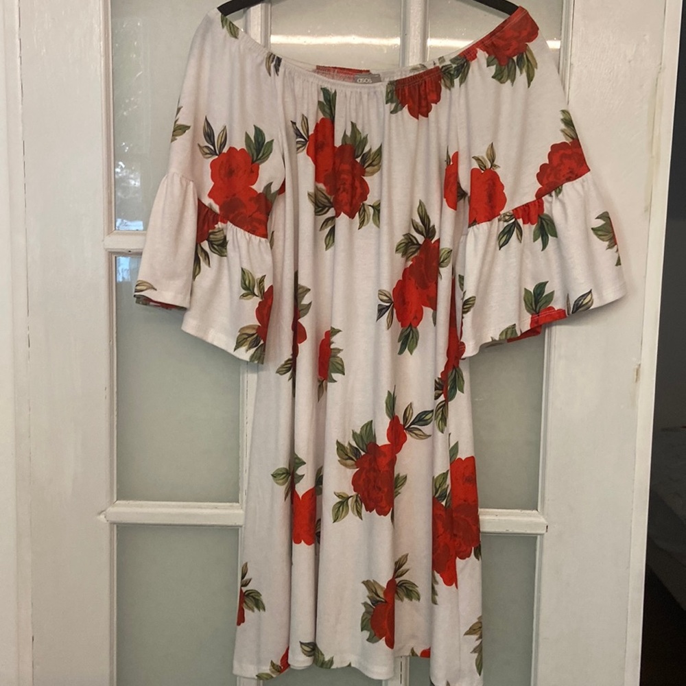 ASOS off the shoulder dress